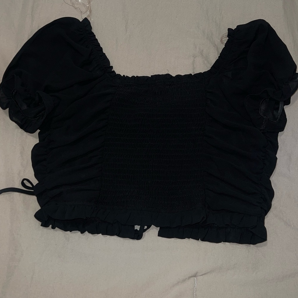 Black Crop Top